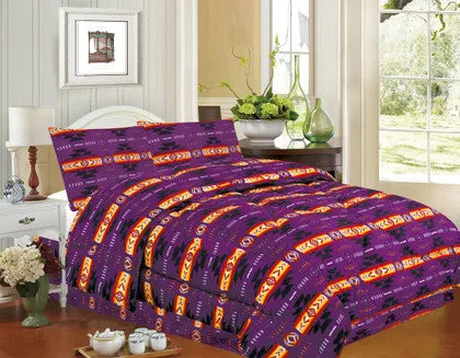 4PC Southwest Design Luxury Comforter Set - Queen, King