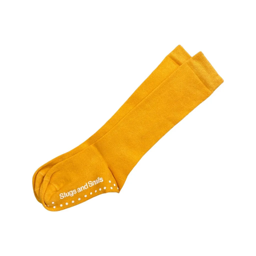 Adult's Mustard Knee Socks