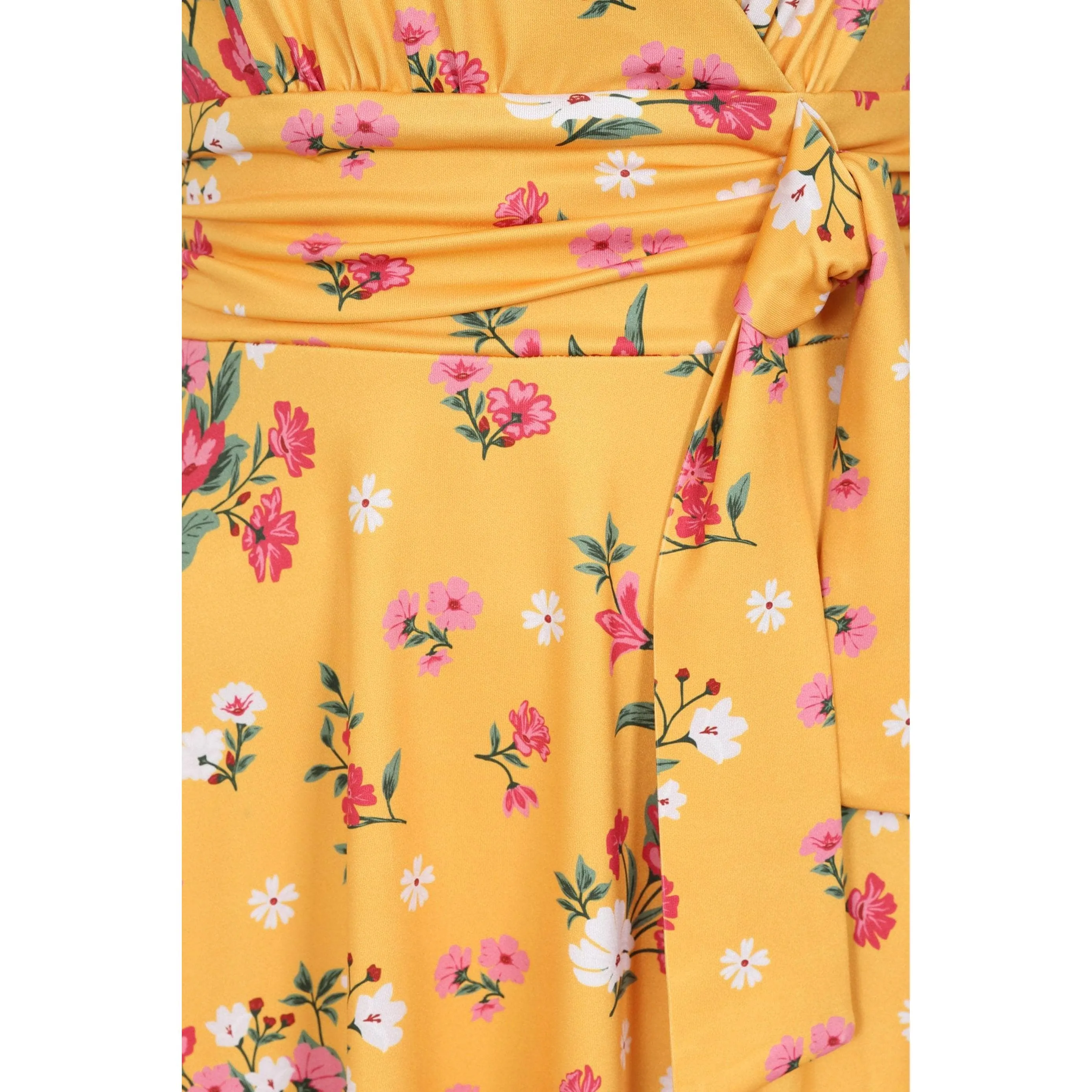 Arabella Dress - Mustard Floral