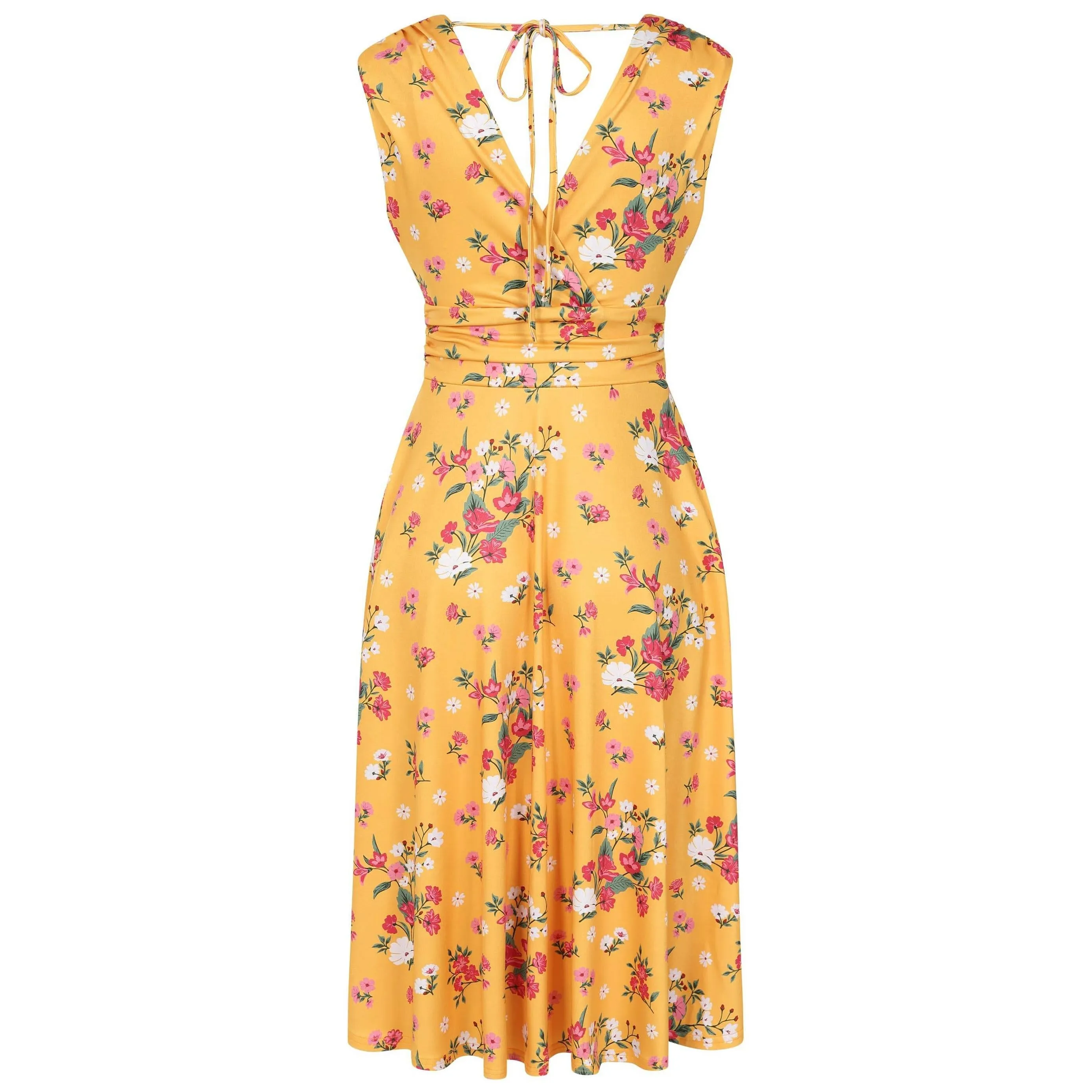 Arabella Dress - Mustard Floral