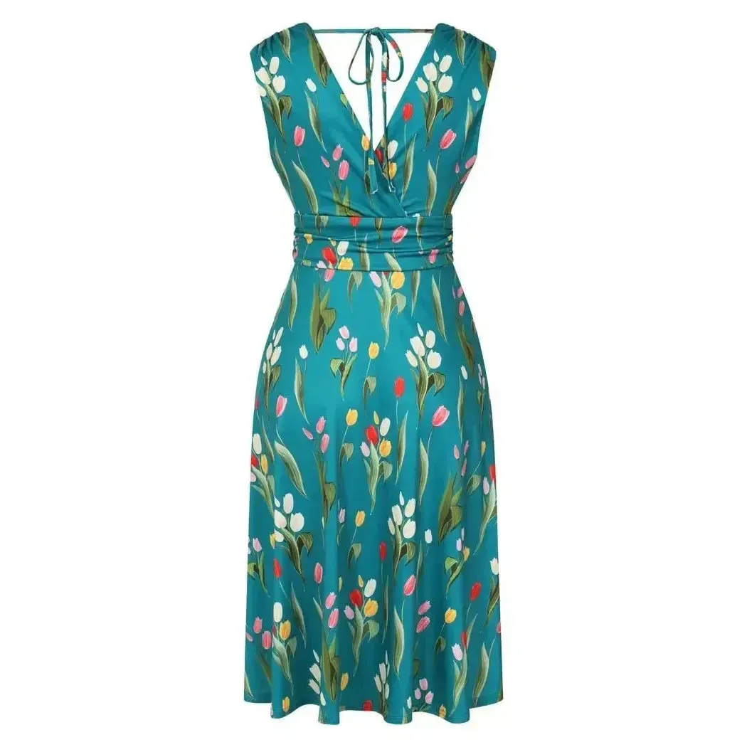 Arabella Dress - Tulip Garden