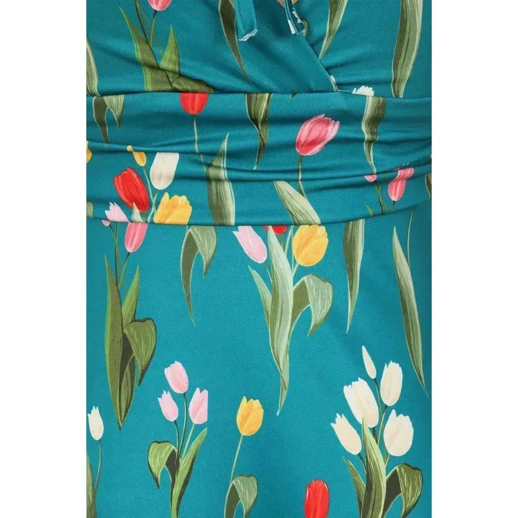 Arabella Dress - Tulip Garden