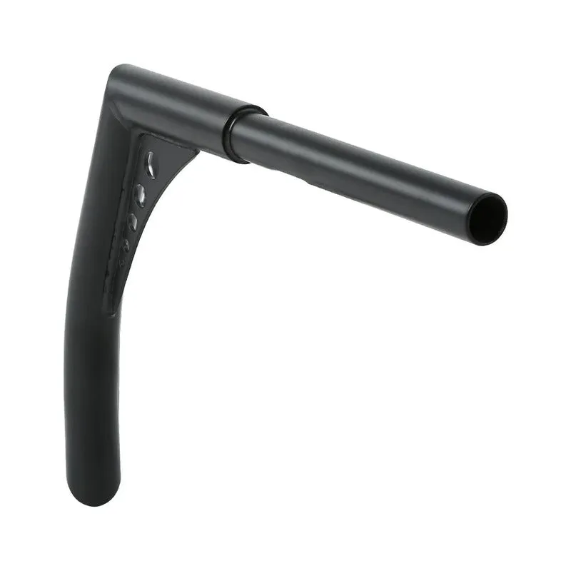 Attitude Inc Bonanza Handlebar, Black Powder Coat 12 Inc , 1-1/4 in. Ape Hangers, For Harley Softail Sportster Fat Boy Dyna