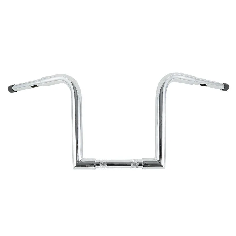 Attitude Inc Hefty Bars 12" Rise 1-1/4 Dia ,Handlebars, Chrome For Harley , Ape Hangers, each