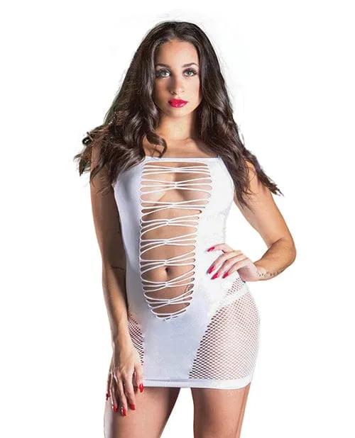 Beverly Hills Naughty Girl String Fishnet Dress One Size Fits Most