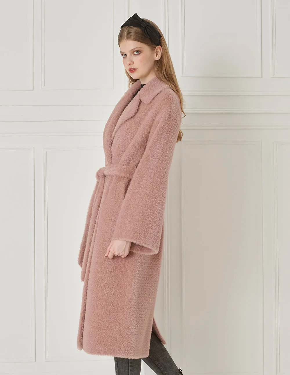 BORA AKSU Plush Classic Double-Breasted Coat