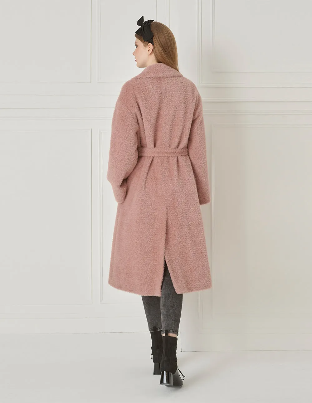 BORA AKSU Plush Classic Double-Breasted Coat