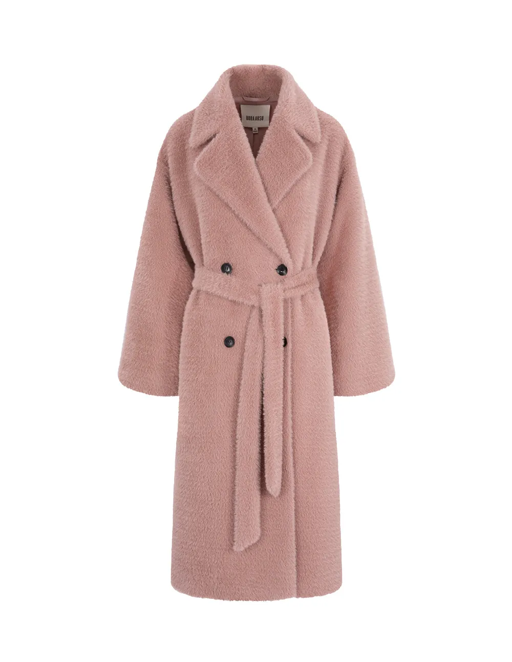 BORA AKSU Plush Classic Double-Breasted Coat