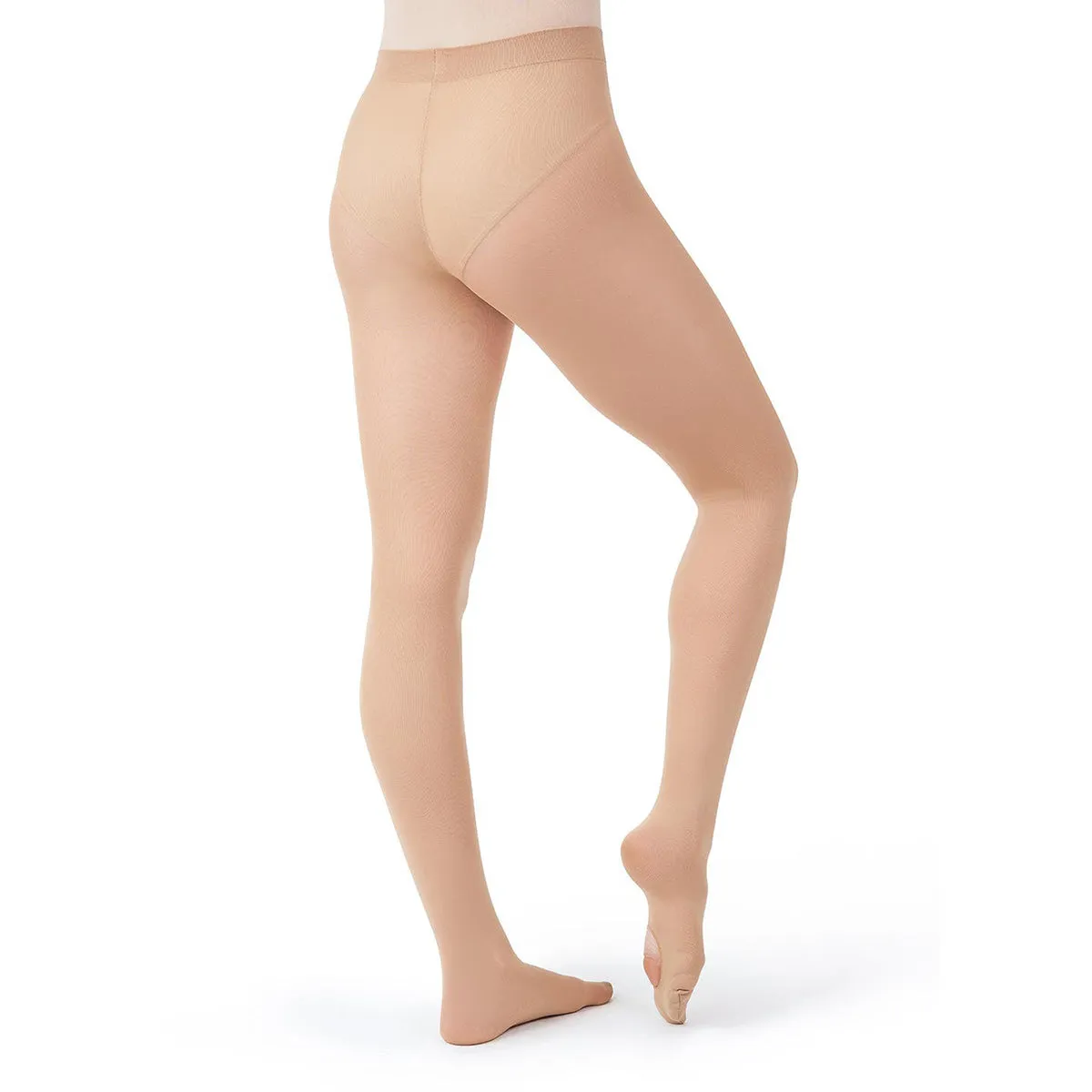 Capezio Ultra Soft Self Knit Waistband Girl's Transition Tights