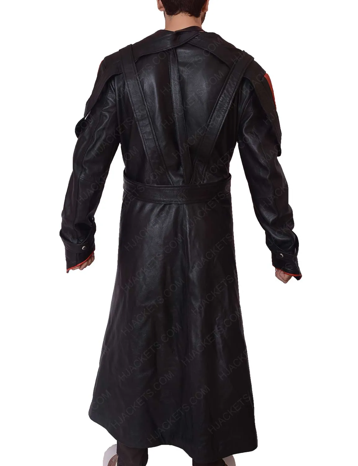 Captain America Avenger Red Skull Leather Coat