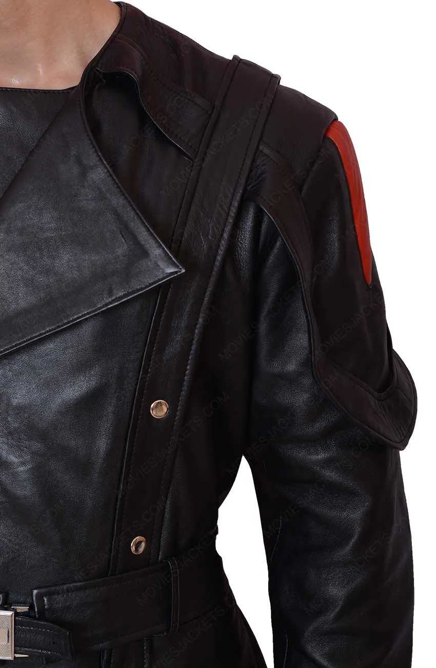 Captain America Avenger Red Skull Leather Coat