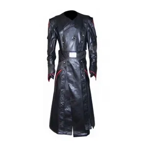 Captain America Avenger Red Skull Leather Coat