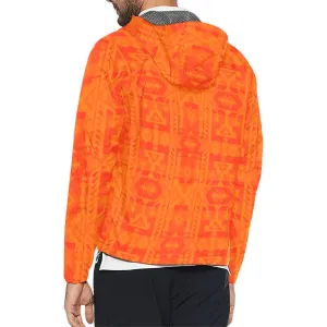 Chiefs Mountain Orange Unisex Windbreaker