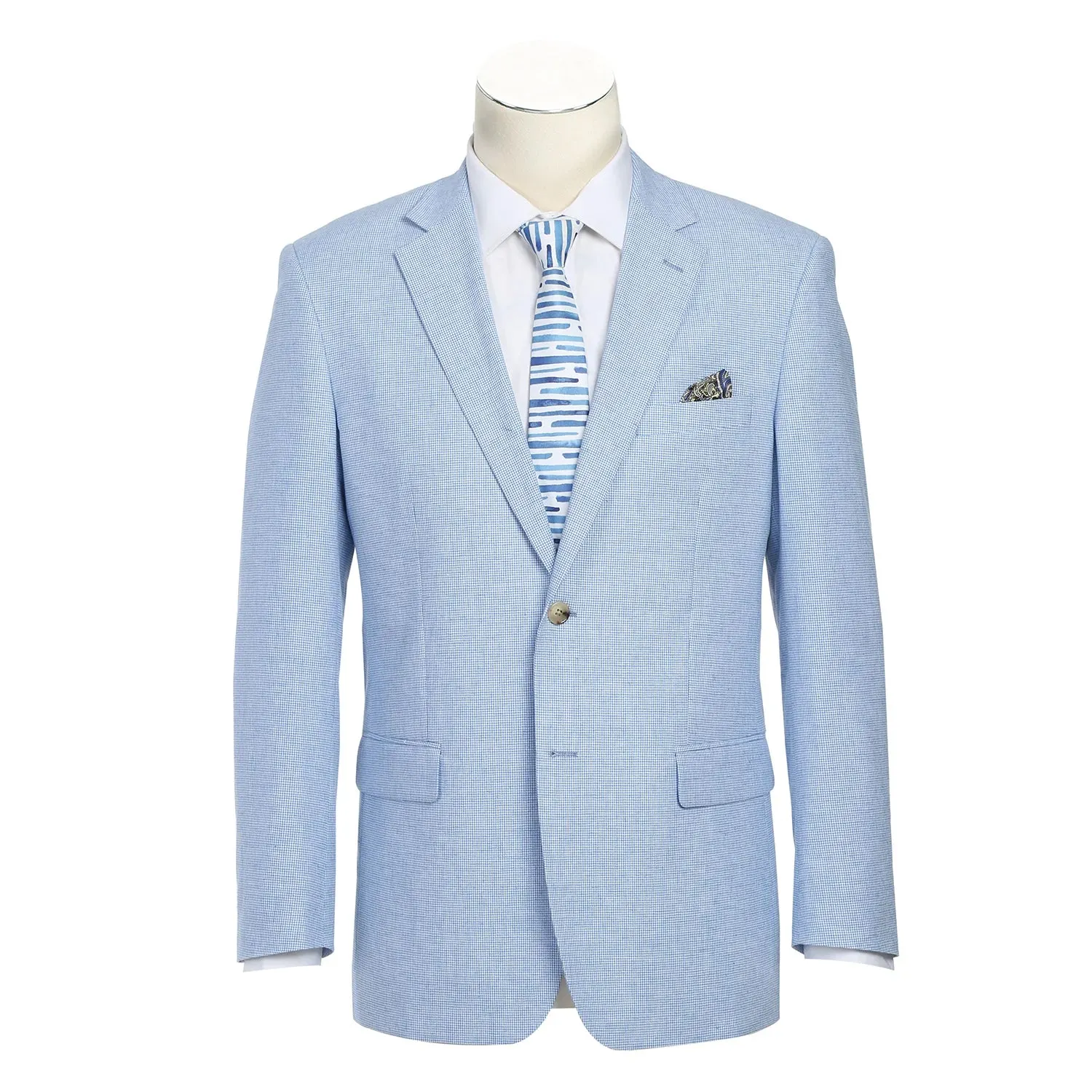 Classic Fit Linen/Cotton Sport Coat