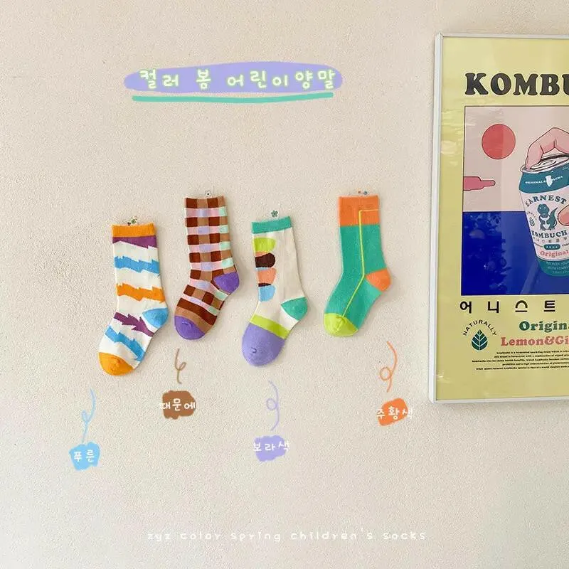 Color Block Baby Socks