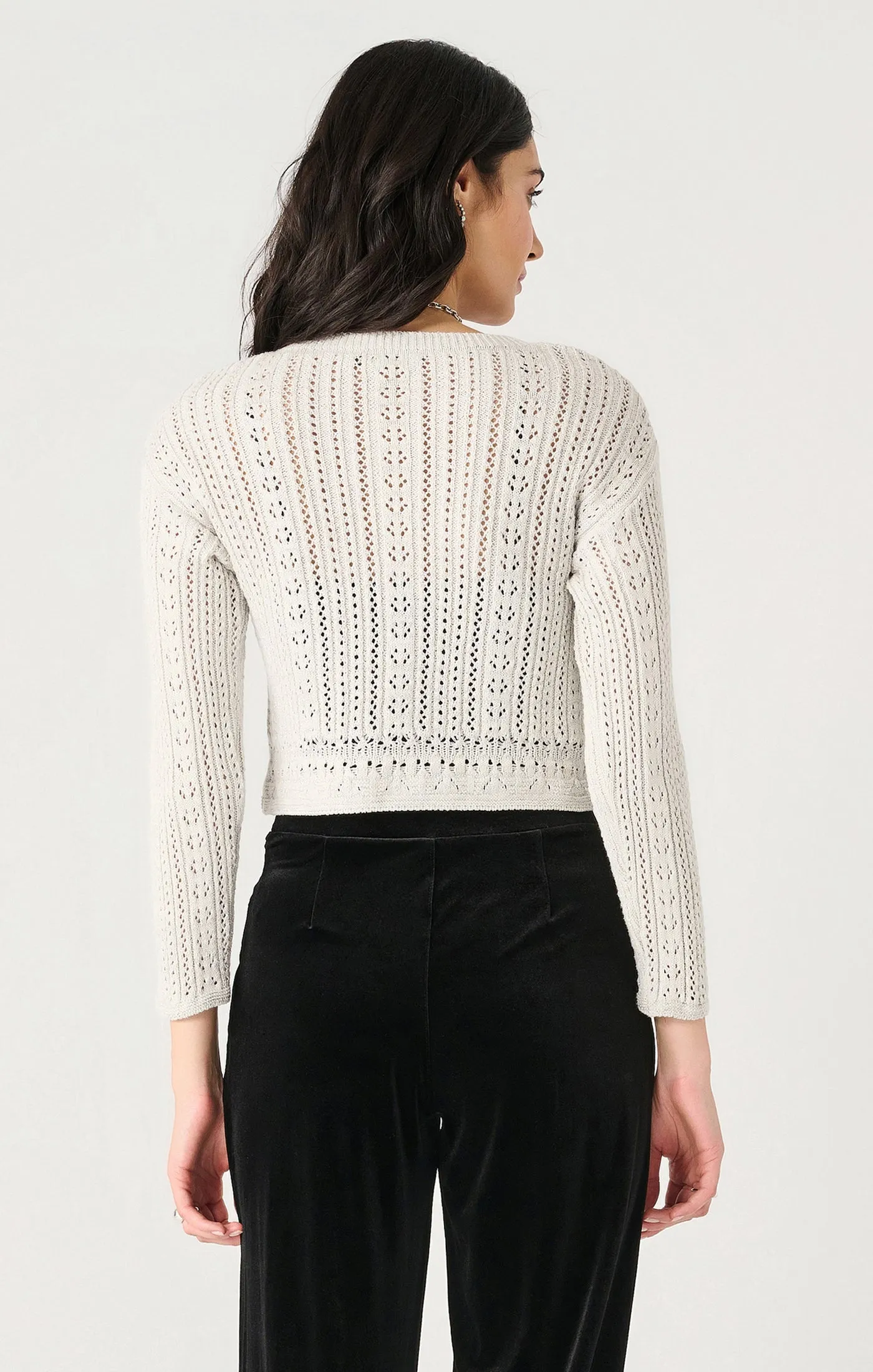 Crochet Shimmer Sweater