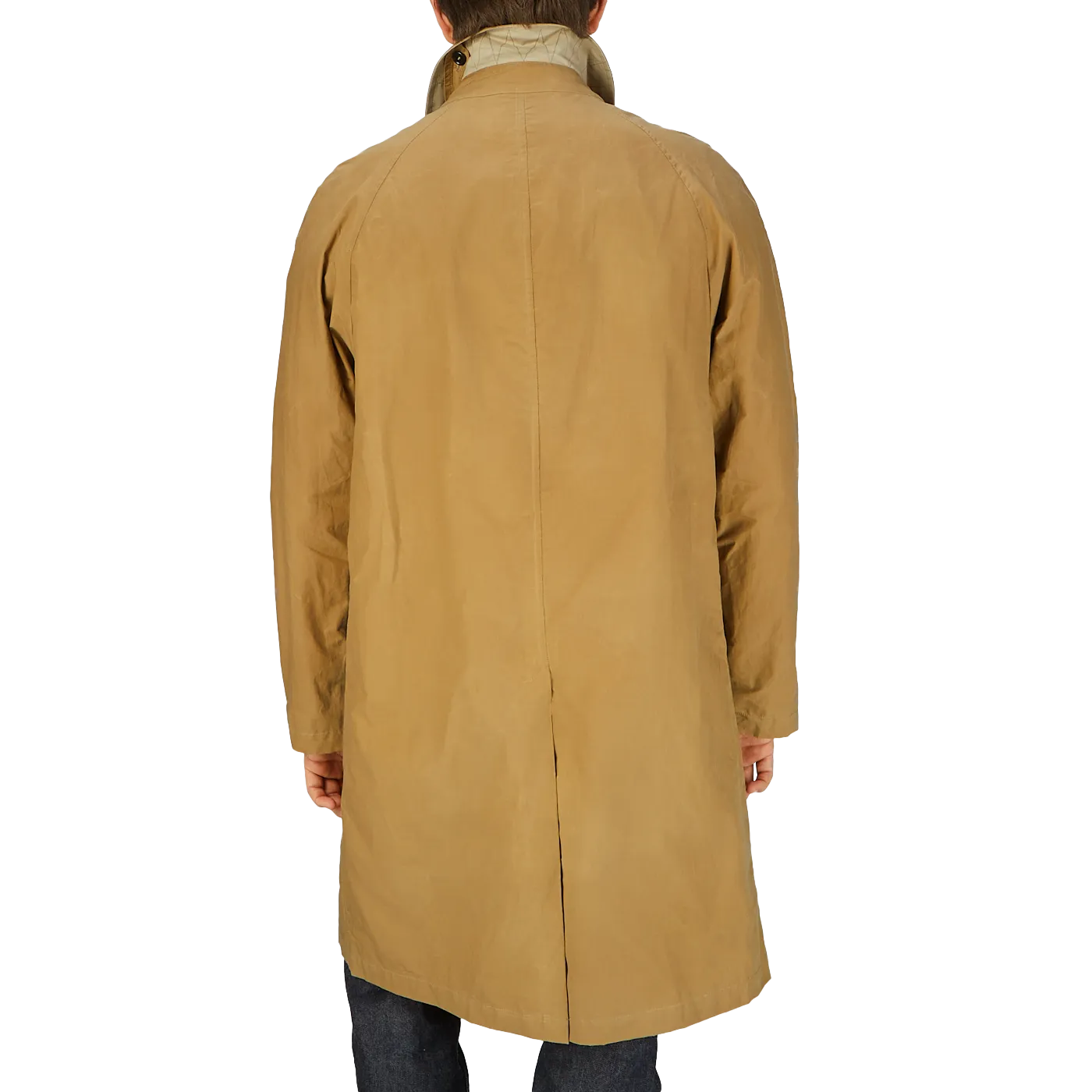 Dark Beige Waxed Cotton Kamikaze Trenchcoat