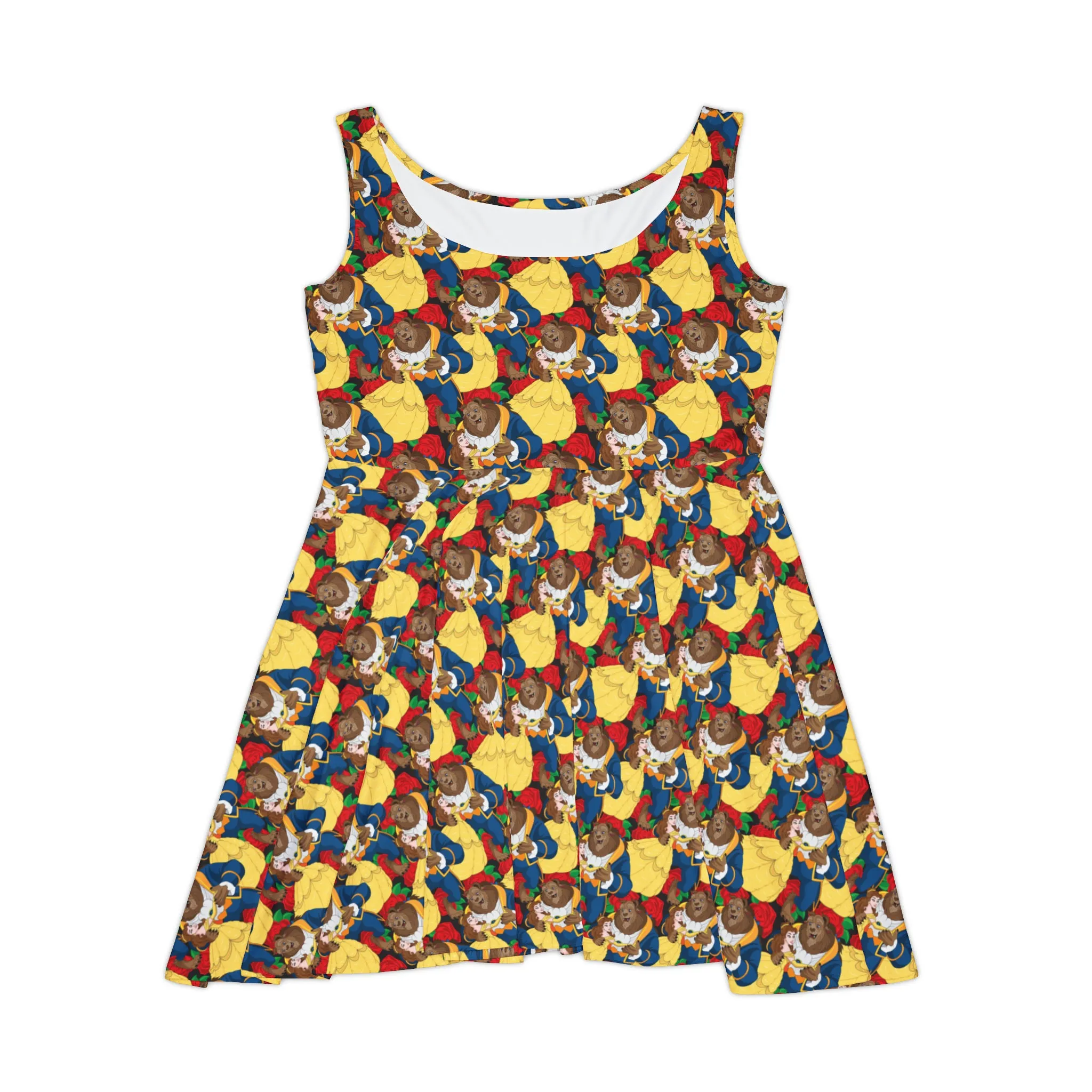 Disney Beauty And The Beast Dancing Beauty Women's Skater Dress