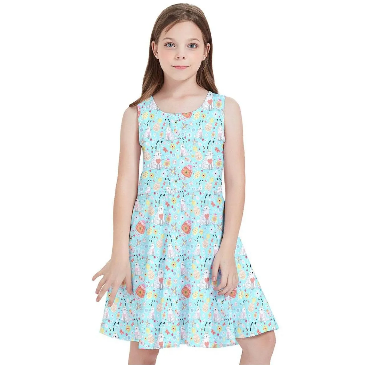 Easter Bunny Kids' Skater Dress