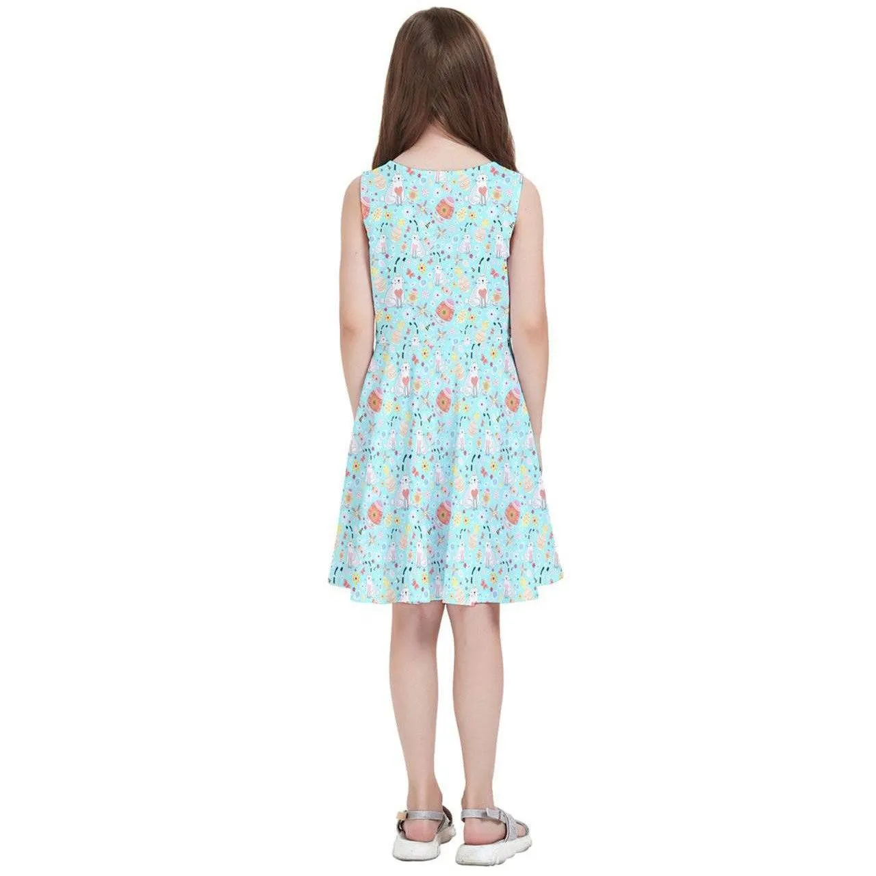 Easter Bunny Kids' Skater Dress