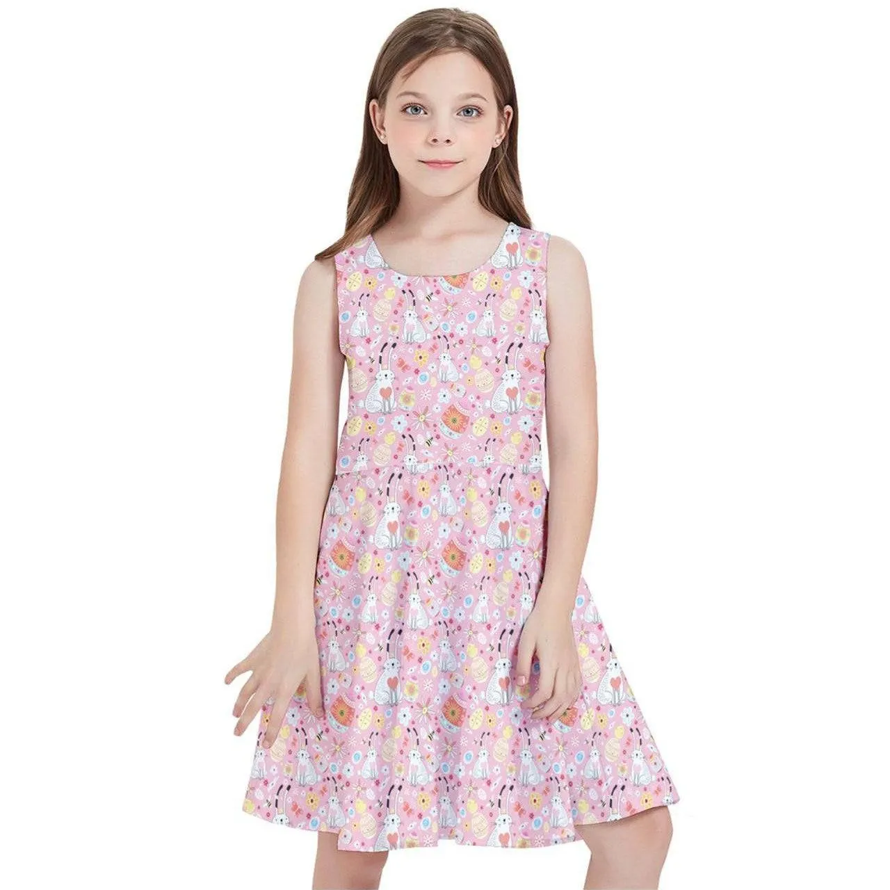 Easter Bunny Kids' Skater Dress