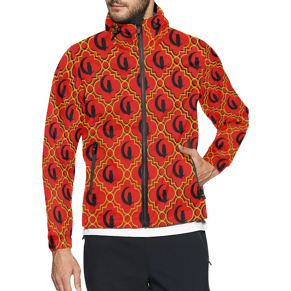 ELEGENCE RYB All Over Print Windbreaker for Unisex