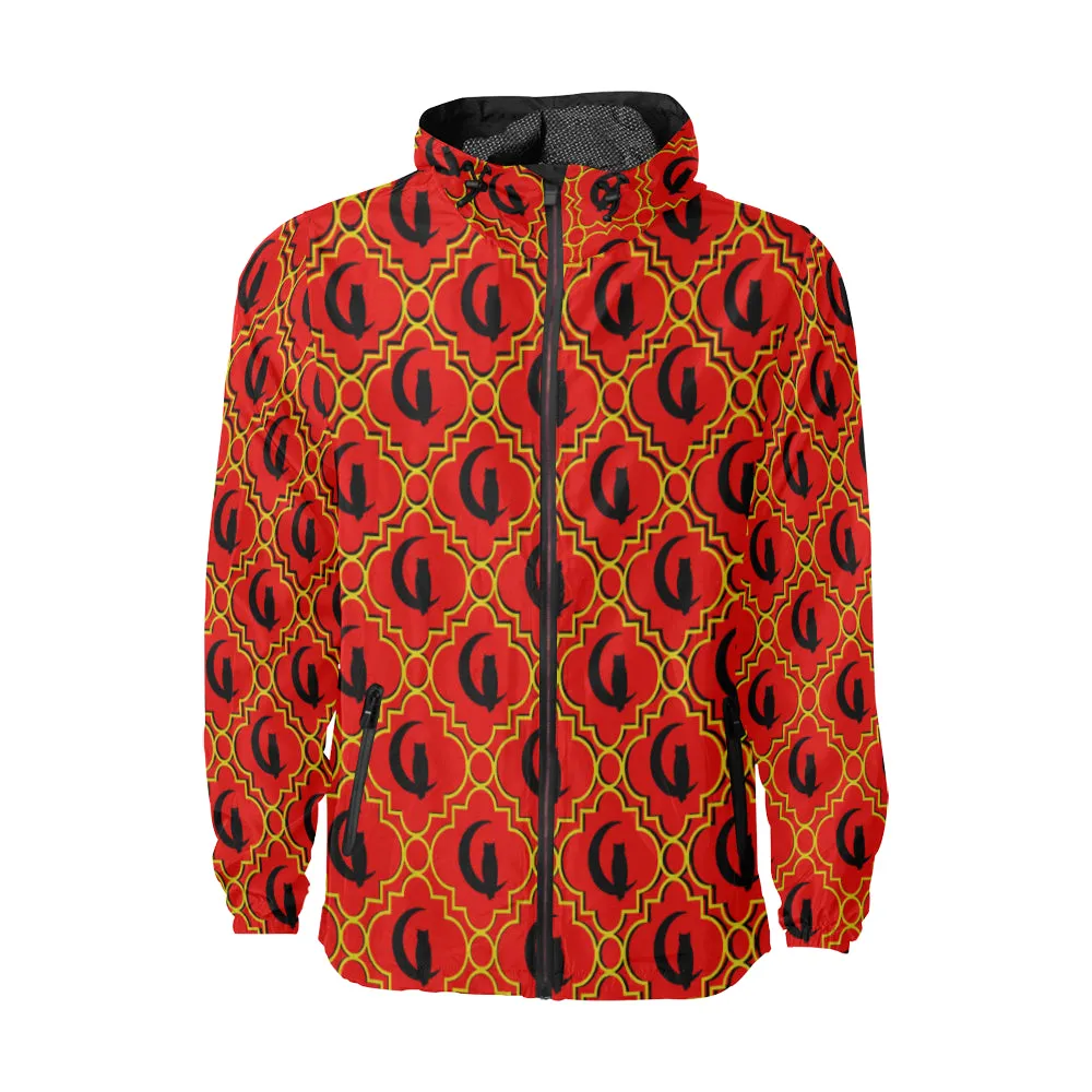 ELEGENCE RYB All Over Print Windbreaker for Unisex