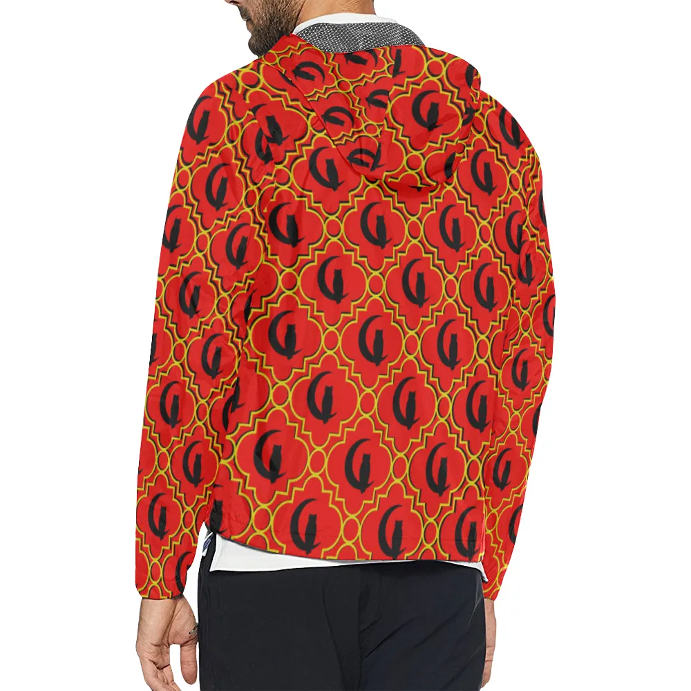 ELEGENCE RYB All Over Print Windbreaker for Unisex