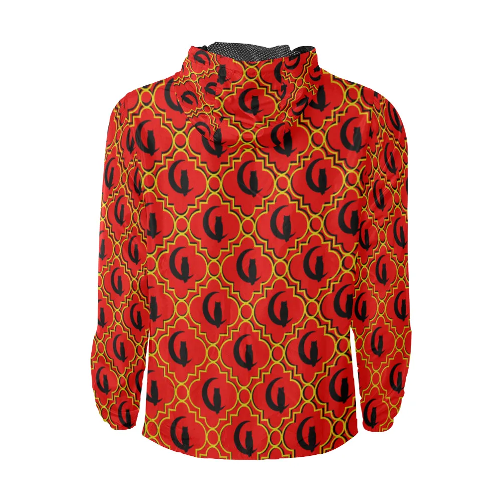 ELEGENCE RYB All Over Print Windbreaker for Unisex