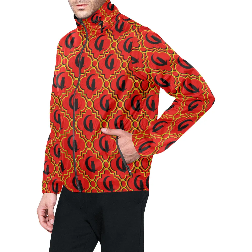 ELEGENCE RYB All Over Print Windbreaker for Unisex