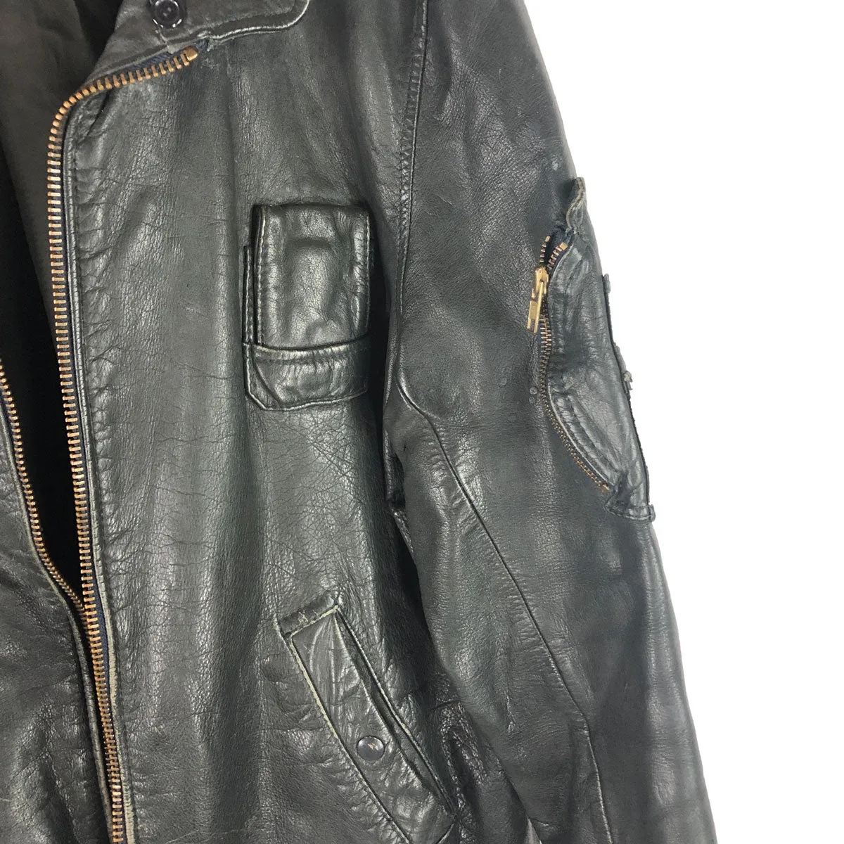 French Mirage Pilot K6 Leather Flight Jacket