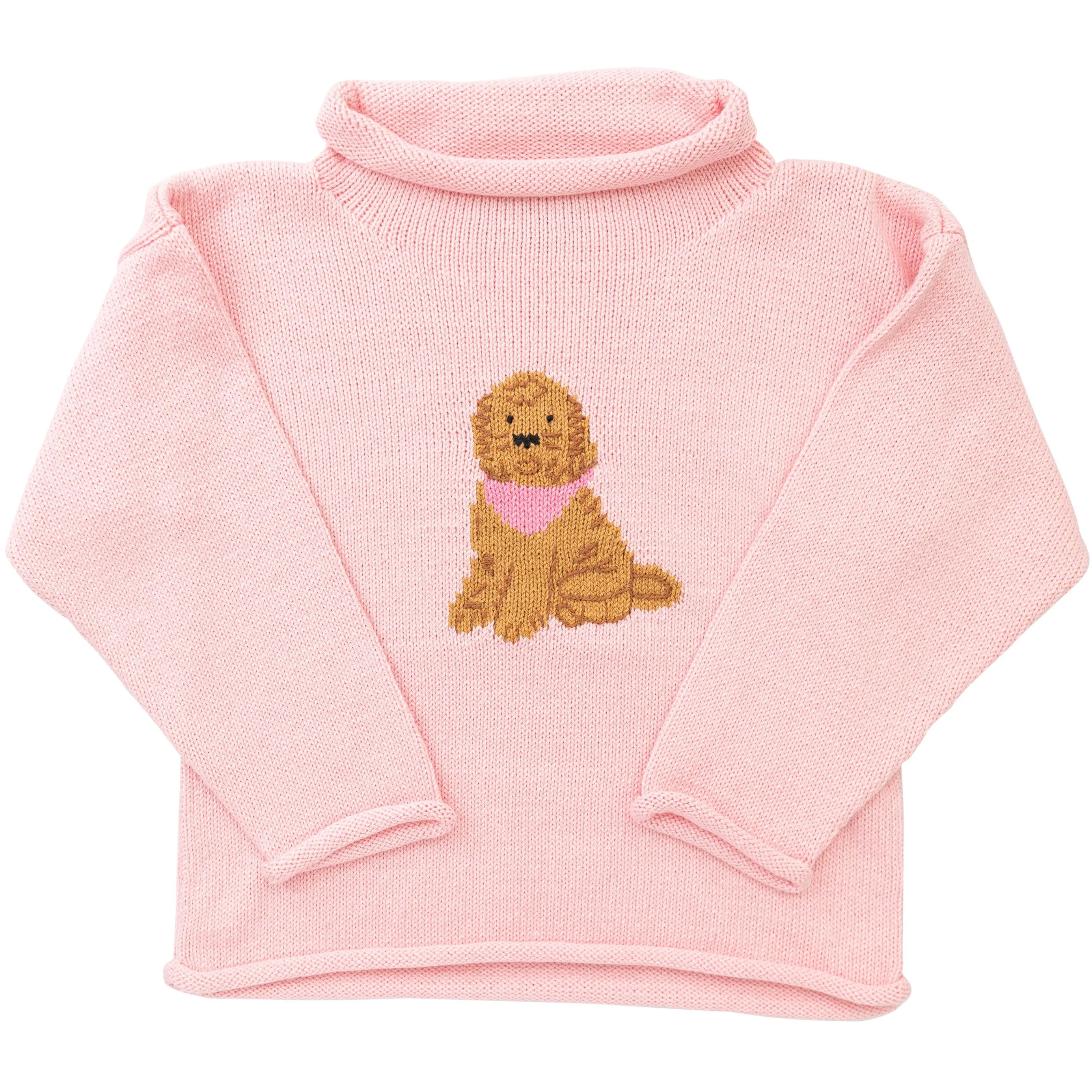 Goldendoodle Sweater -Pink