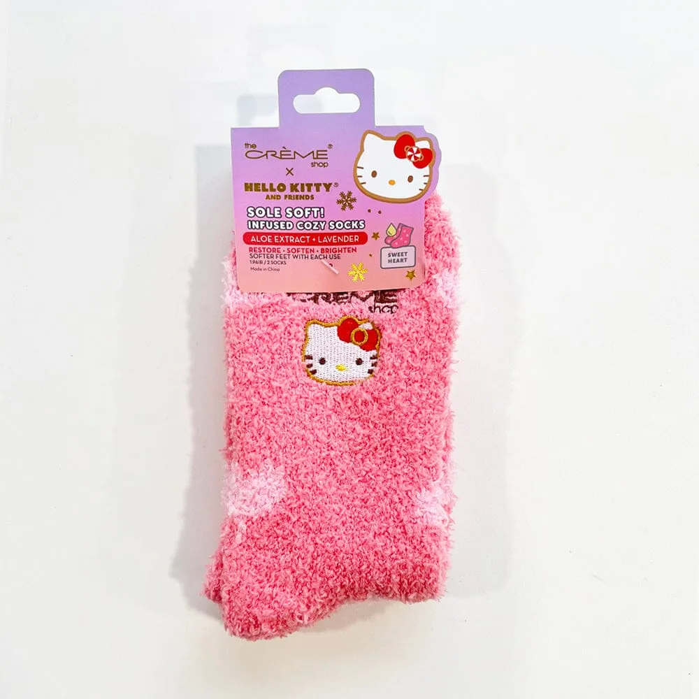 Hello Kitty Solo Soft Infused Cozy Socks - Lavender (3 units)