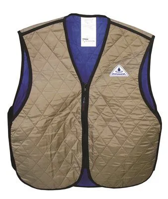 Hyperkewl Evaporative Sport Cooling Vest Khaki Large 10 Per Case