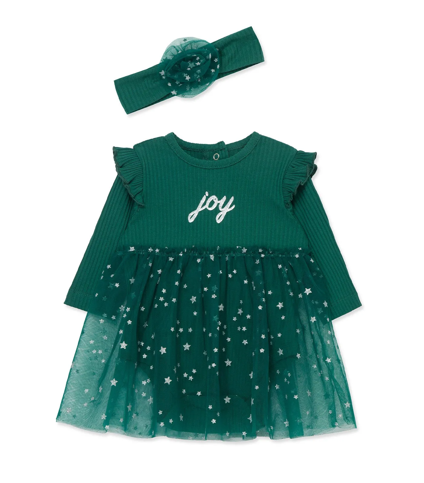 Joy Bodysuit Dress & Headband Set