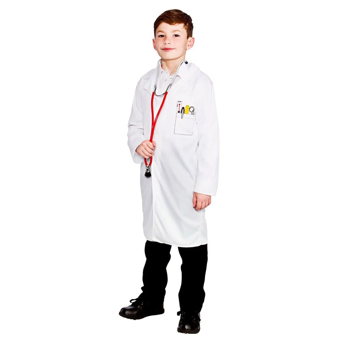 Kids Doctors White Lab Coat Fancy Dress Halloween Costume