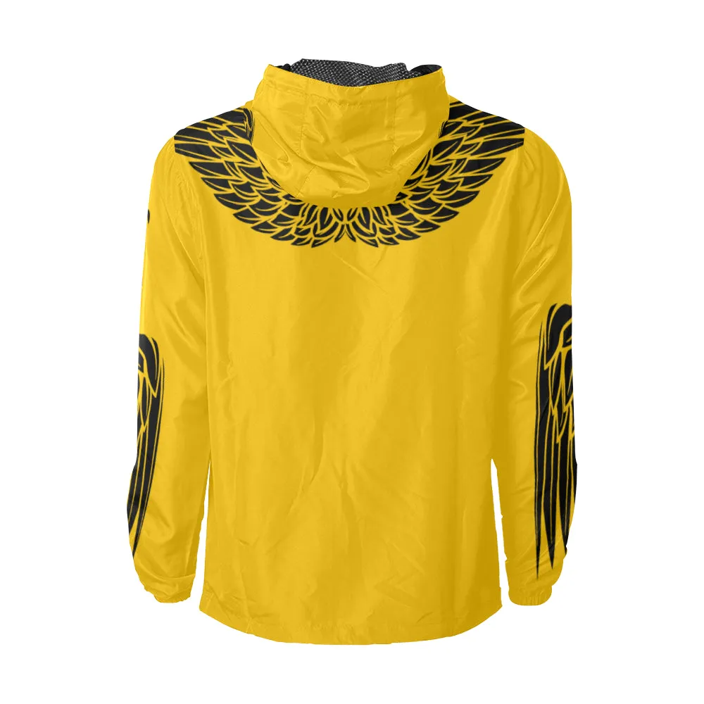 LCC WINGZ YELLOW All Over Print Windbreaker for Unisex