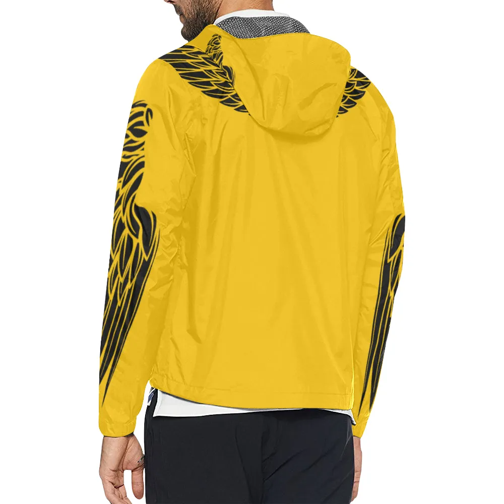 LCC WINGZ YELLOW All Over Print Windbreaker for Unisex