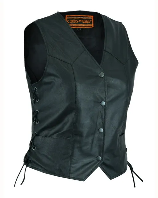 Leather Women's Traditional Lightweight Vest