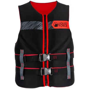 Liquid Force Hinge Classic CGA 2023 Wakeboarding Vest, Black/Red