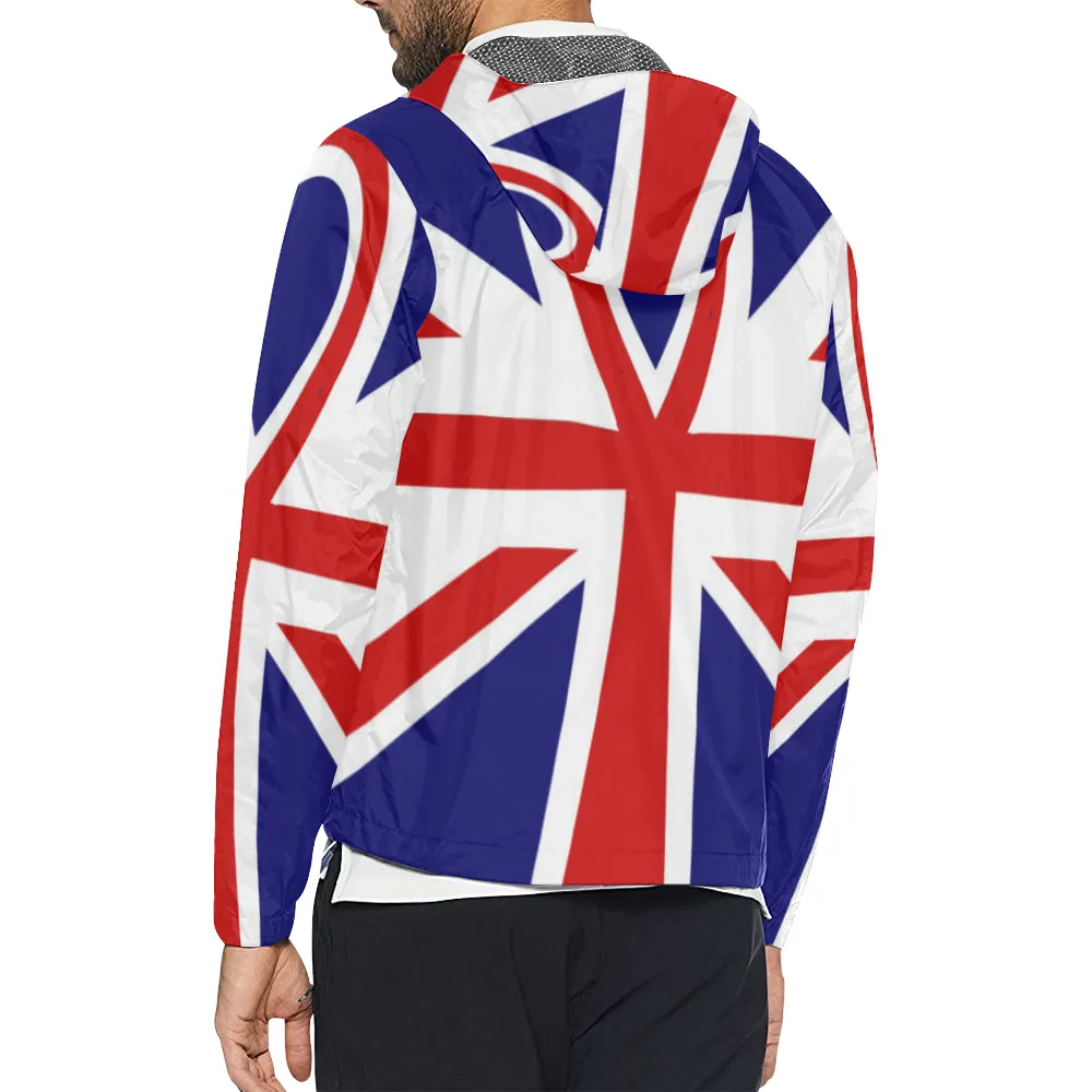 LONDON ANKH All Over Print Windbreaker for Unisex