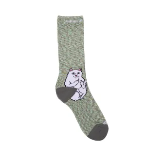 Lord Nermal Socks (Gray Speckle)