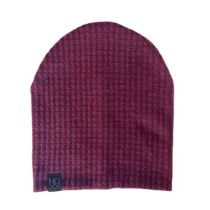 Maroon | Cozy Waffle Knit Beanie