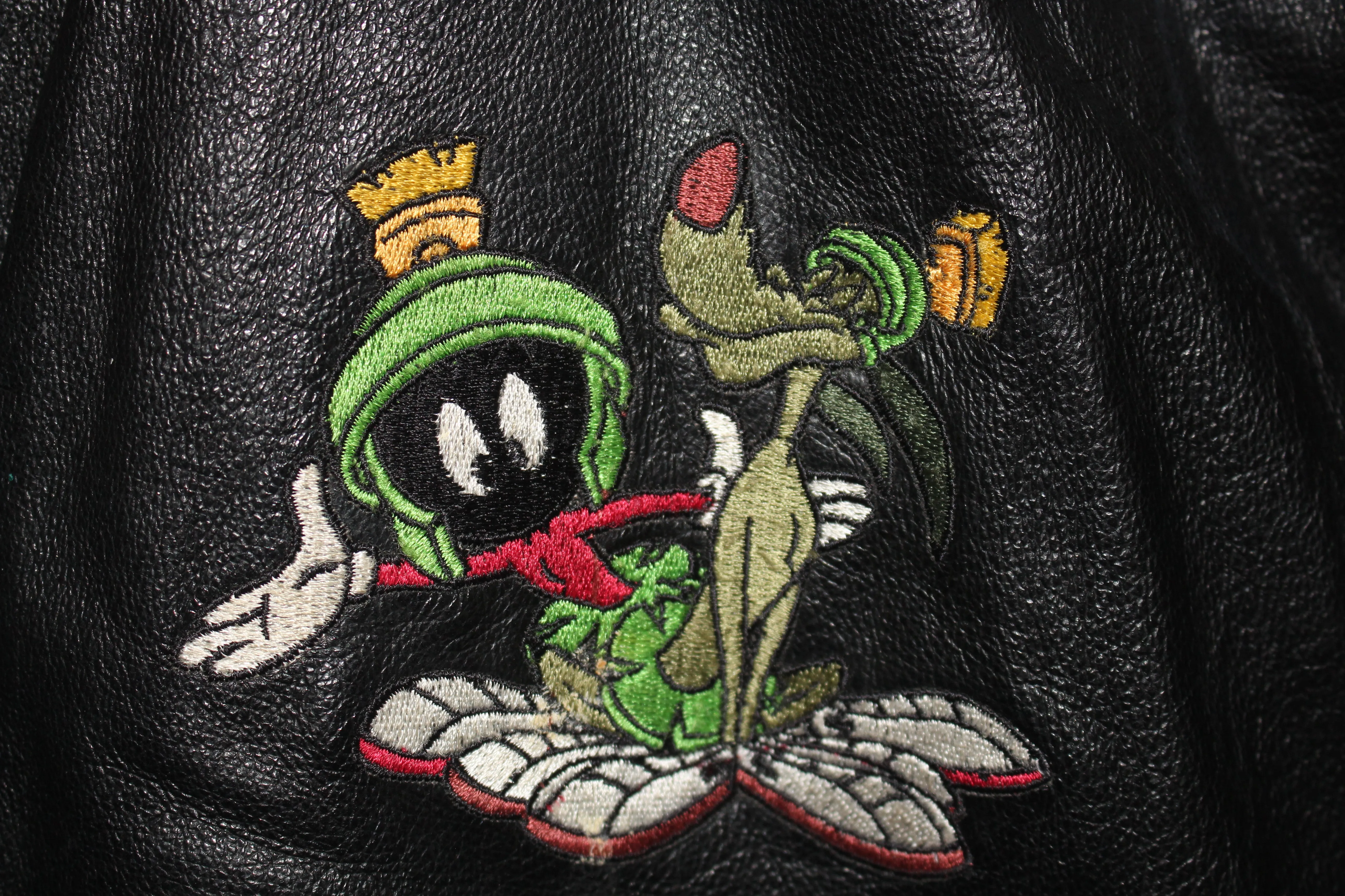 Marvin The Martian Looney Tunes Collectors Leather Jacket (S)