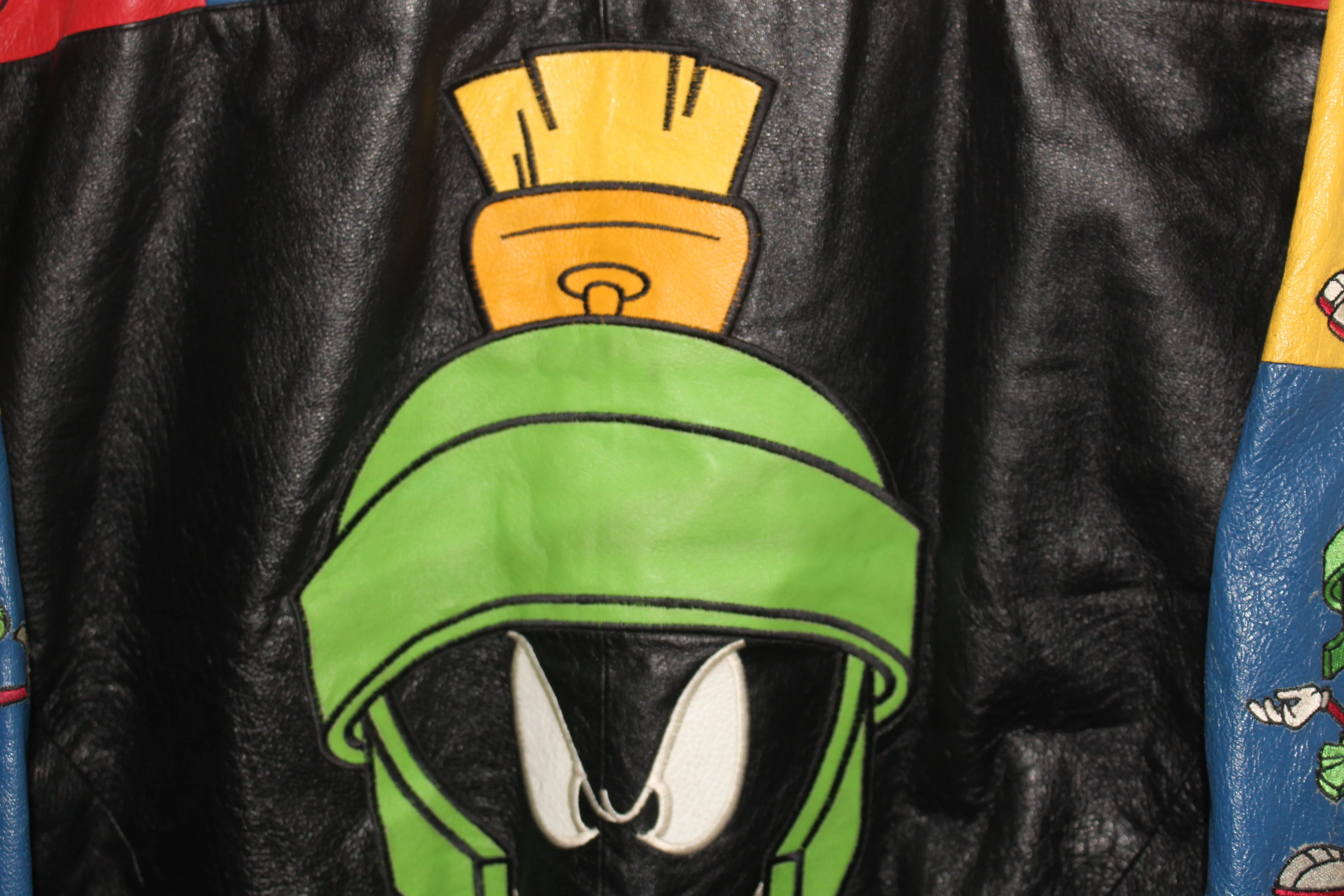 Marvin The Martian Looney Tunes Collectors Leather Jacket (S)