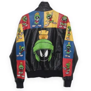 Marvin The Martian Looney Tunes Collectors Leather Jacket (S)