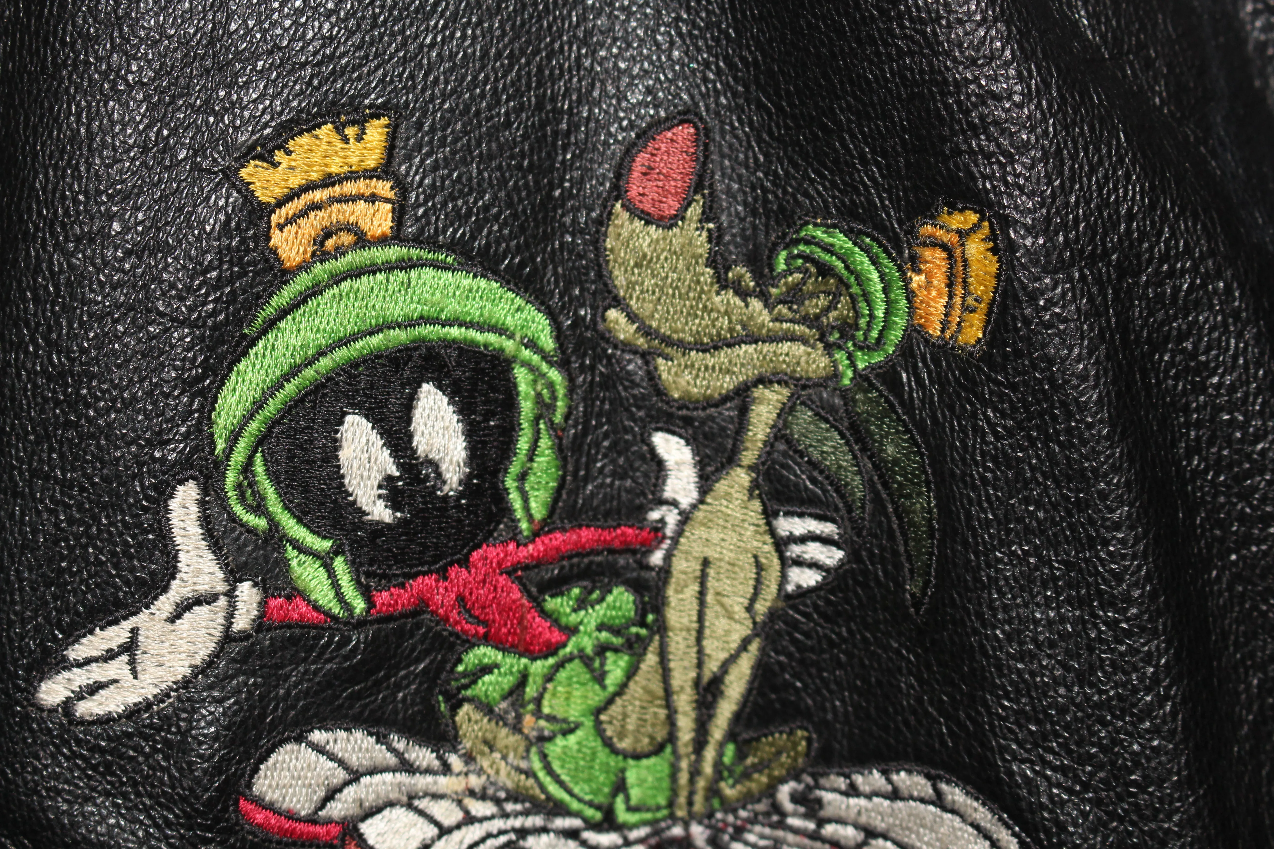 Marvin The Martian Looney Tunes Collectors Leather Jacket (S)