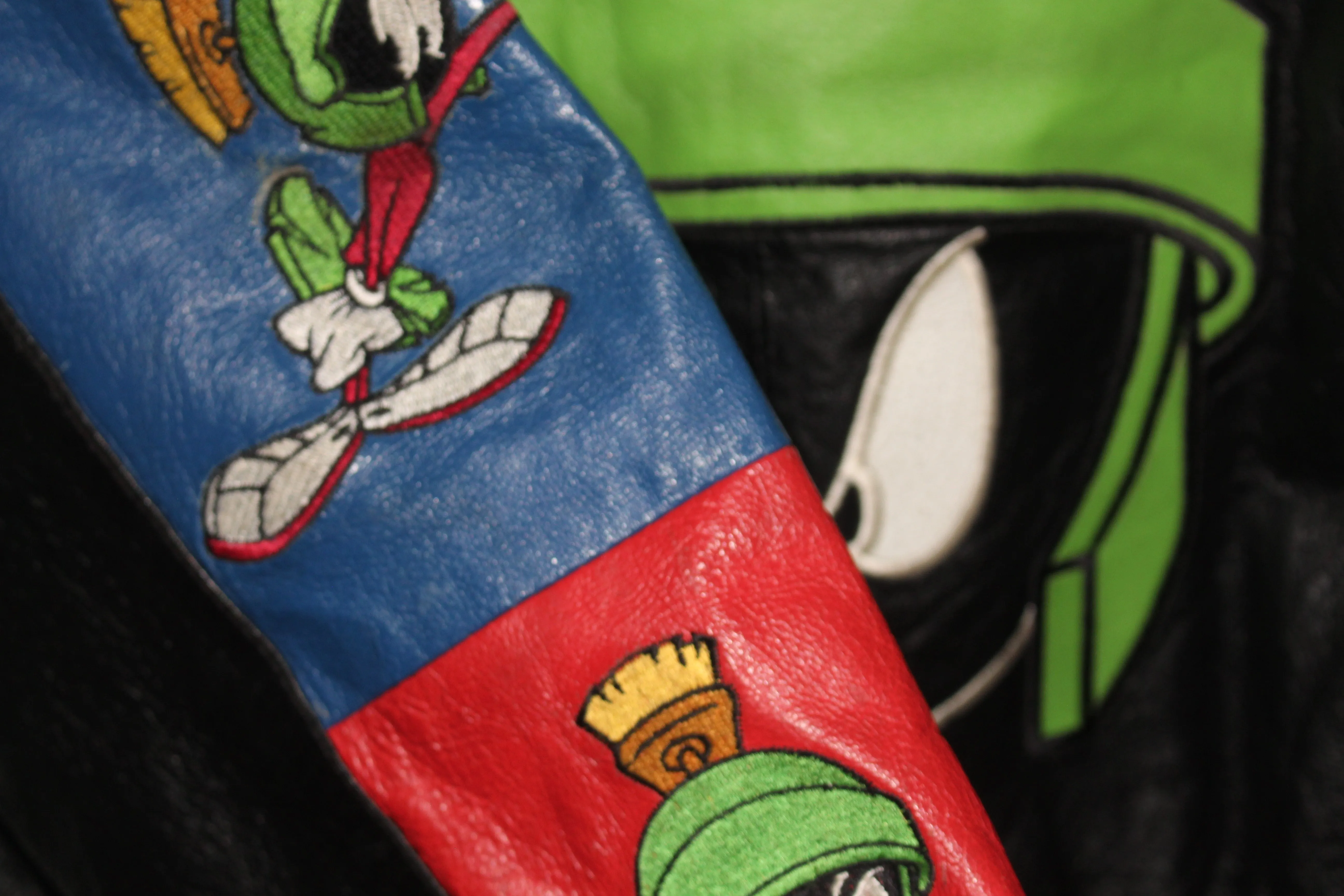 Marvin The Martian Looney Tunes Collectors Leather Jacket (S)