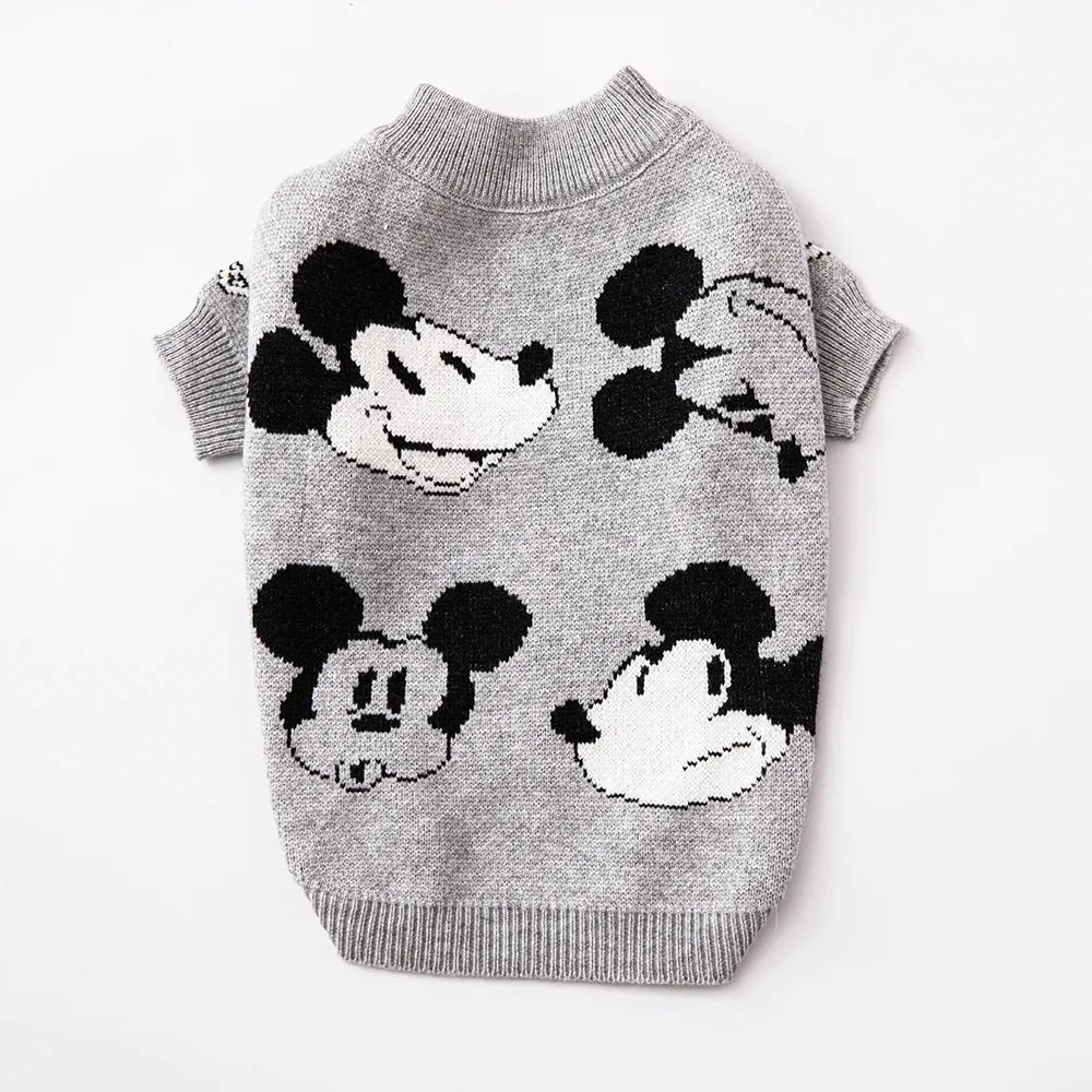 “Mickey Mouse” Pullover Dog Sweater