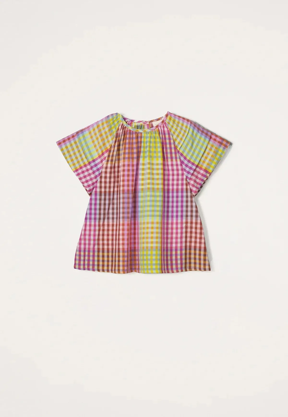 Nancybird Micci Top in Sunrise Check